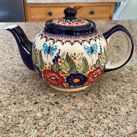 Other - Stunning!!  Polish Pottery Floral and Butterfly Pattern.  Handmade in Poland.